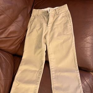 OshKosh B’Gosh Little Boys Size 7 Khaki Tan Flat Front Dress Pants